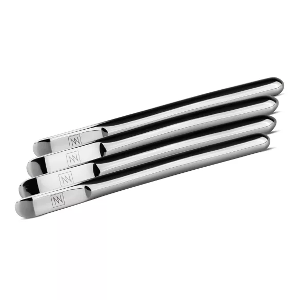 SINNER 174 - set de sondes urinaires courbées - acier inoxydable - 14 pièces
