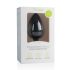 Easytoys Diamond - Plug anal noir avec pierre blanche (grand)