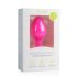 Easytoys Diamond - plug anal moyen à pierres blanches - rose