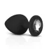 Easytoys - set de plugs anaux - strass - silicone noir