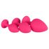Easytoys Diamond - Coffret de plugs anaux (rose)