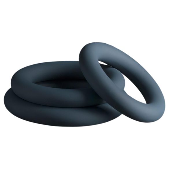 Boners - set anneaux péniens - 3 pièces - silicone gris