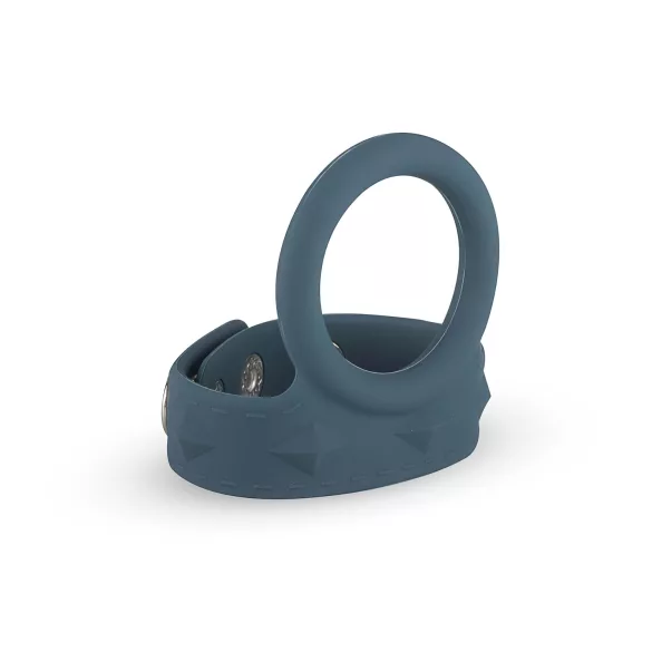 Boners - anneau pénis et testicules 2 en 1 - silicone gris