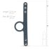 Anneau combo pénis & testicules Boners Strap L (gris)