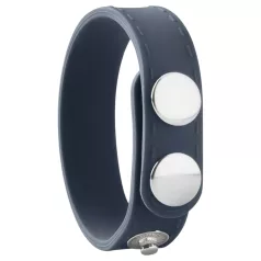 Boners - anneau pénis réglable - silicone gris - S/M