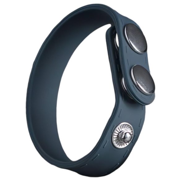 Boners - anneau pénis réglable - silicone gris - S/M