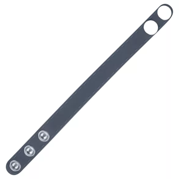 Boners - anneau pénis réglable - silicone gris - S/M