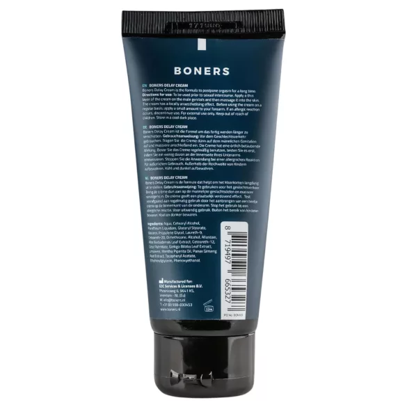Boners Essentials - Crème retardante pour hommes - 100ml