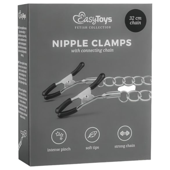 EasyToys - pinces à tétons chaînes (2 pcs)