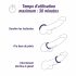 Boners - Set de 3 anneaux pénis en silicone (gris)