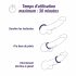 Boners - Set de 3 anneaux pénis en silicone (gris)