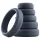 Boners - set de 6 cockrings en silicone - gris