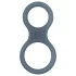 Boners Classic - cockring double pénis et testicules - gris