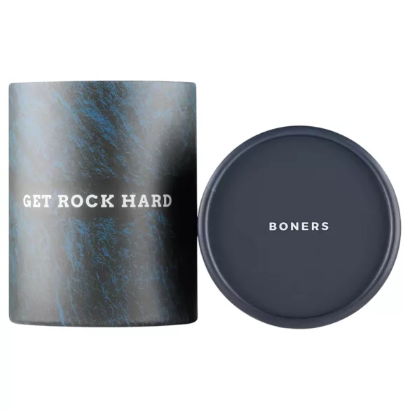 Boners Classic - cockring double pénis et testicules - gris