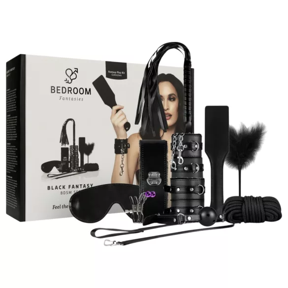 Secret Pleasure Chest - coffret BDSM avancé - 14 pièces - noir