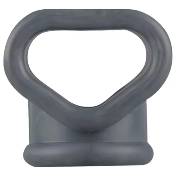 Boners - anneau pénis et testicules 2en1 - silicone gris