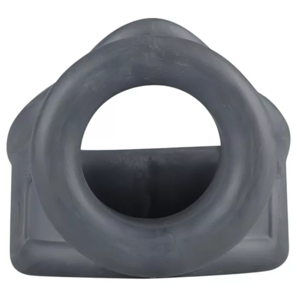Boners - anneau pénis et testicules 2en1 - silicone gris