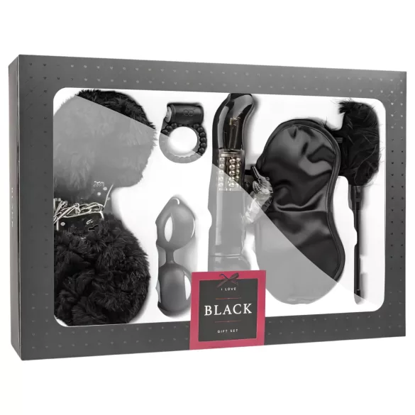 LoveBoxxx - Coffret bondage vibrant 6 pièces - noir