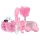 LoveBoxxx - coffret sextoys bondage avec vibromasseur - set 6 pièces - rose