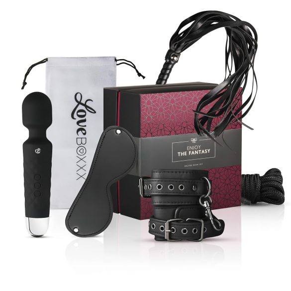 Coffret Fantasy: set bondage vibrant (6 pièces)