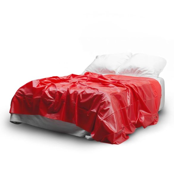 Easytoys - drap imperméable effet laqué - 180x230 cm - rouge