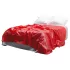 Easytoys - drap imperméable effet laqué - 180x230 cm - rouge
