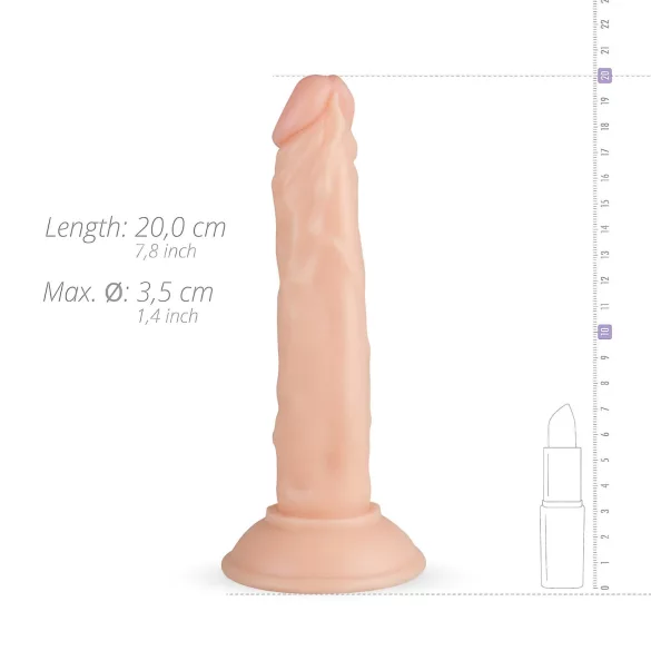 Real Fantasy Blane - gode réaliste - 20 cm - couleur chair