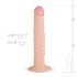 Real Fantasy Scott - dildo réaliste - 25 cm (naturel)