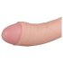 Real Fantasy Vince - Dildo avec testicules et prépuce - 19,5cm (naturel)
