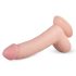 Real Fantasy Cliff - Dildo réaliste avec testicules - 22cm (naturel)