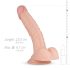 Real Fantasy Derek - Gode réaliste avec testicules - 22cm (naturel)