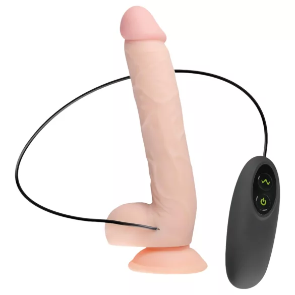 Real Fantasy Elvin - vibromasseur réaliste rechargeable - 28cm - couleur chair