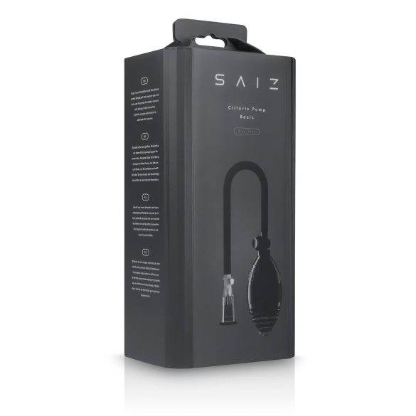 Saiz Basic - Pompe pour Clitoris (Transparent-Noir)