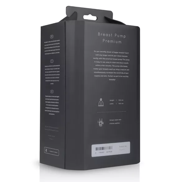 Saiz Premium - tire-lait double électrique - petit - transparent/noir