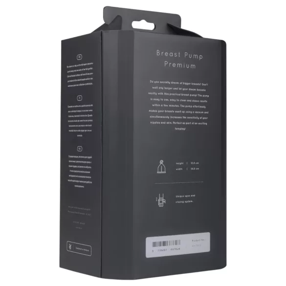 Saiz Premium - tire-lait double électrique - petit - transparent/noir