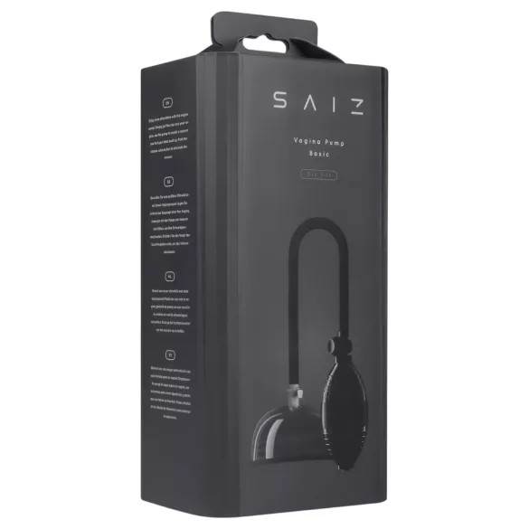 Saiz Basic - pompe à vagin - transparent/noir