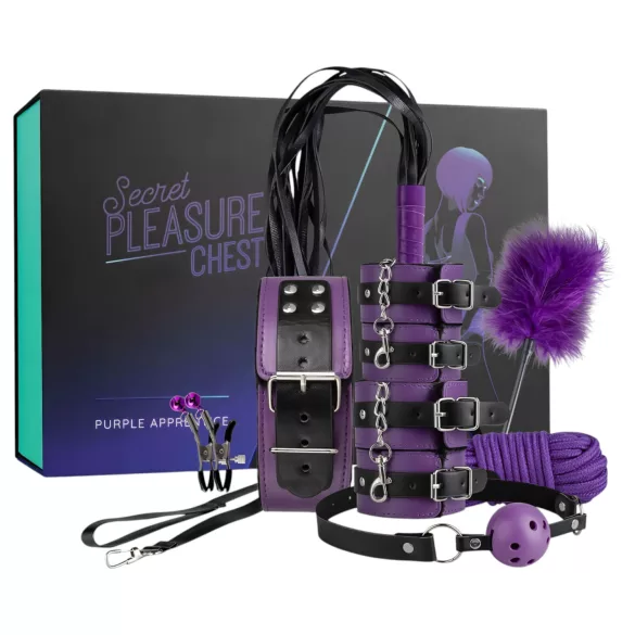 Coffret Secret Pleasure - kit BDSM avancé (14 pièces)