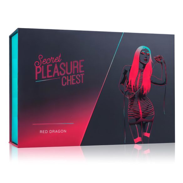 Secret Pleasure Chest - coffret BDSM avancé 10 pièces - rouge