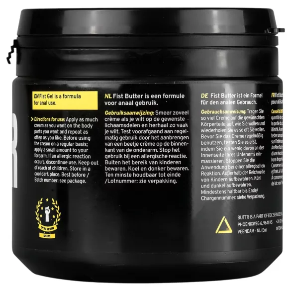 BUTTR Fisting Butter - beurre lubrifiant pour fist anal (500 ml)