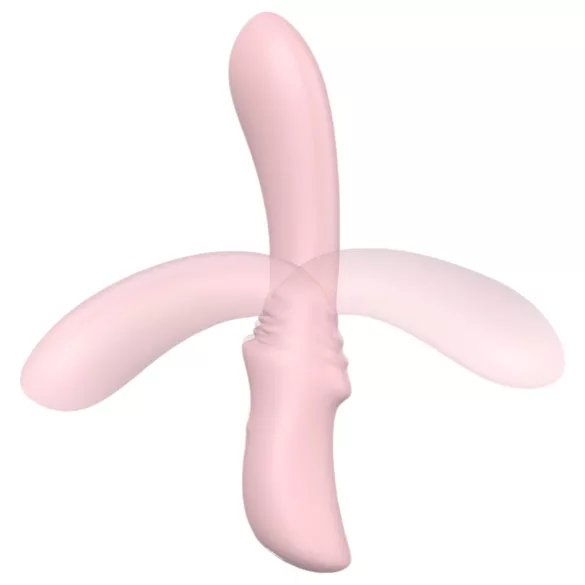 Vibes of Love Sweetheart - vibromasseur flexible point G - silicone rose