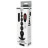 Cheeky Love - vibromasseur anal à perles radio, rechargeable (noir)