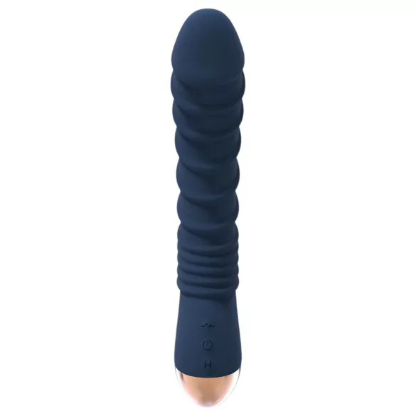 Goddess Aeolus - vibromasseur point G chauffant - silicone bleu