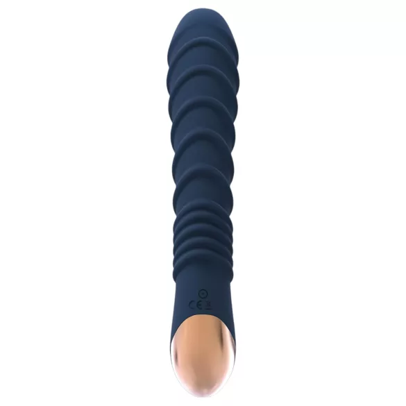 Goddess Aeolus - vibromasseur point G chauffant - silicone bleu