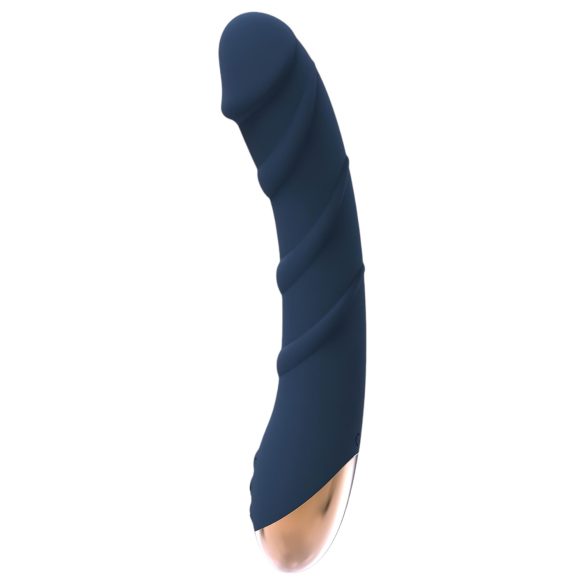 Goddess Atlas - vibromasseur point G rechargeable chauffant étanche bleu