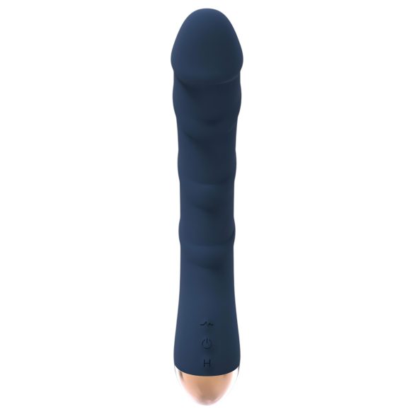 Goddess Atlas - vibromasseur point G rechargeable chauffant étanche bleu