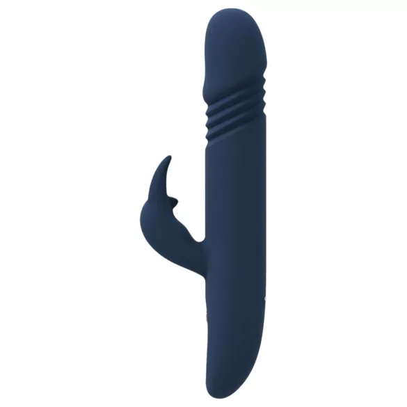 Goddess Zephyros - vibromasseur rabbit pulsant waterproof - silicone bleu
