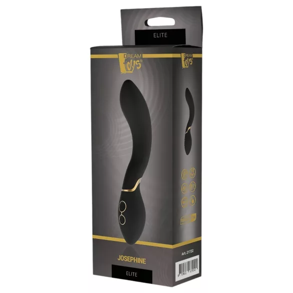 Elite Josephine - vibromasseur point G rechargeable - silicone noir