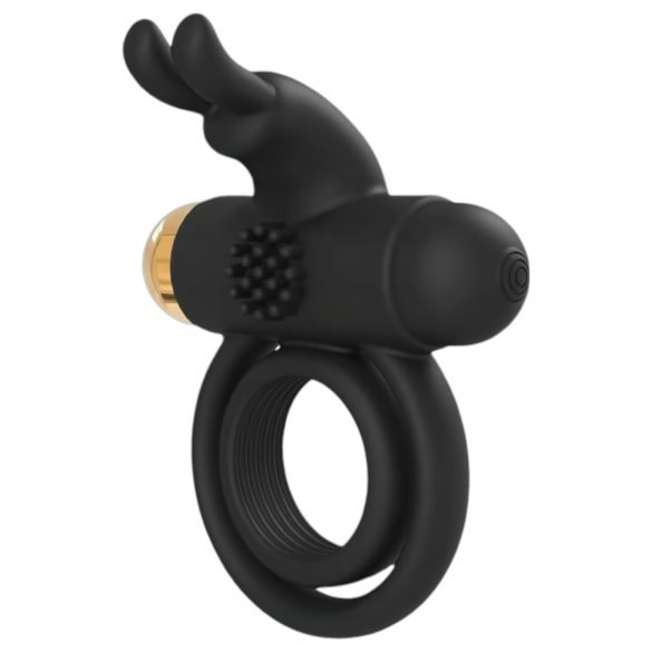 Elite Joel - anneau vibrant rechargeable pénis/testicules (noir)