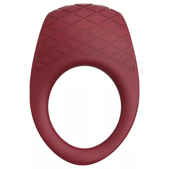 Dreamtoys Ivy - anneau pénien vibrant - silicone bordeaux