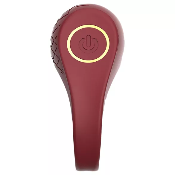 Dreamtoys Ivy - anneau pénien vibrant - silicone bordeaux